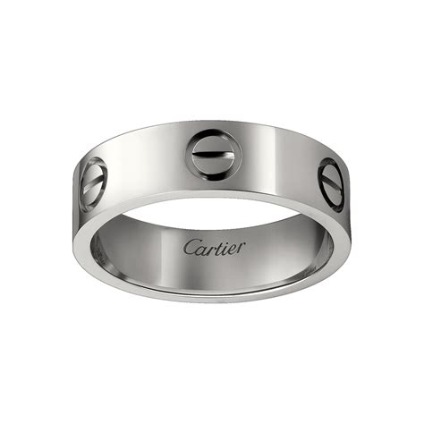 cartier love ring sterling silver